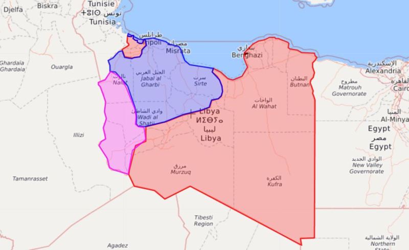 Livemap Libya Territory Map May 2017