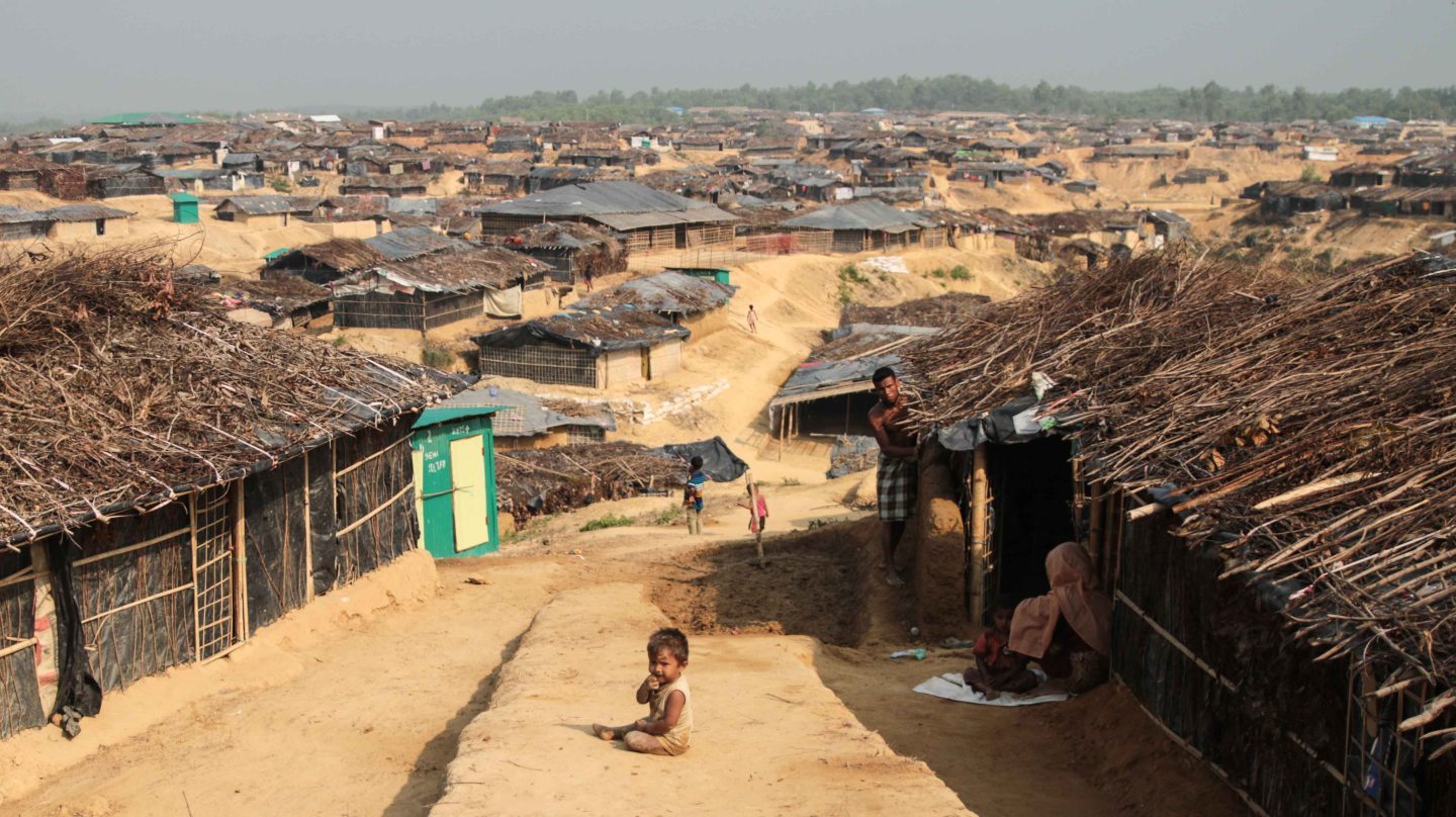 Photo of Kutupalong Refugee Camp in Bangladesh.