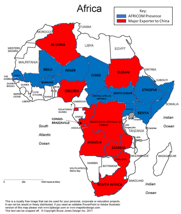 Africom and China presence in Africa