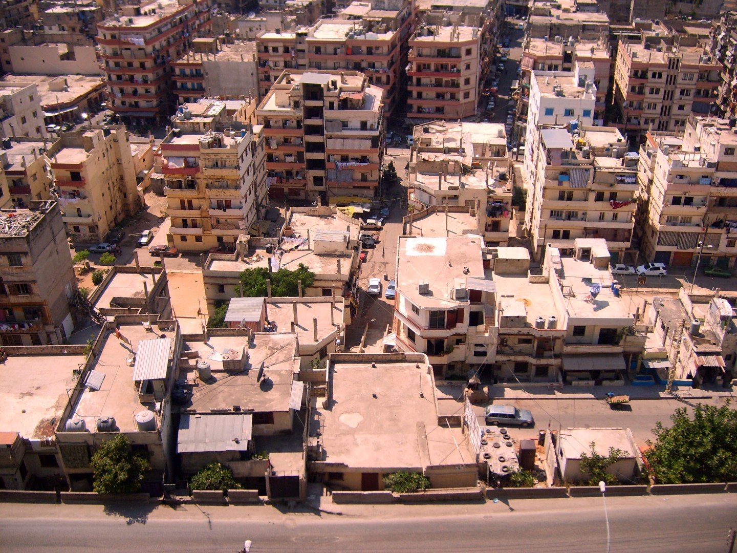 Bab al-Tabbaneh district of Tripoli, Lebanon, seen from Jabal Mohsen.
