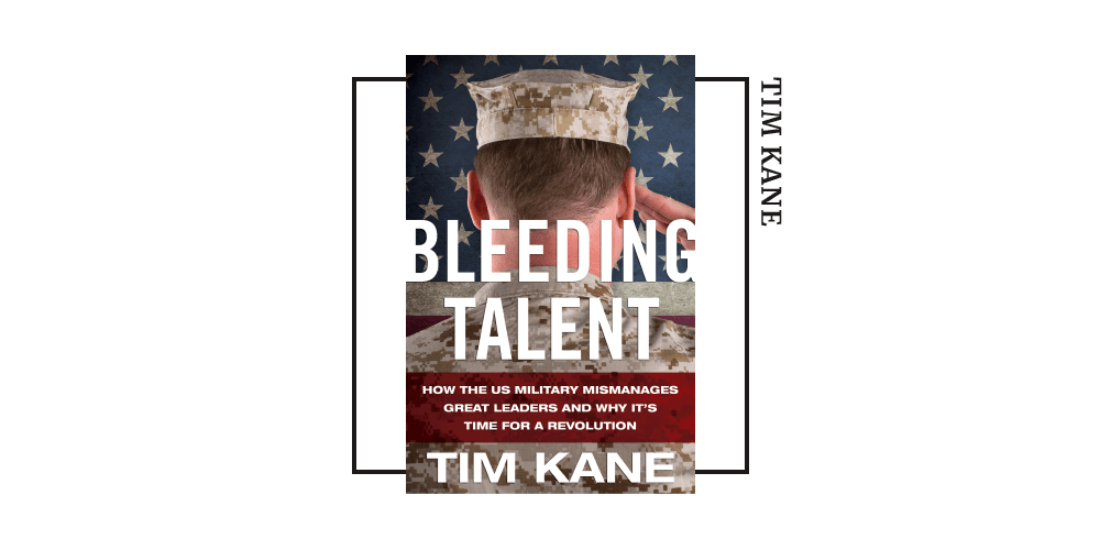 Book cover for Tim Kane's 'Bleeding Talent'