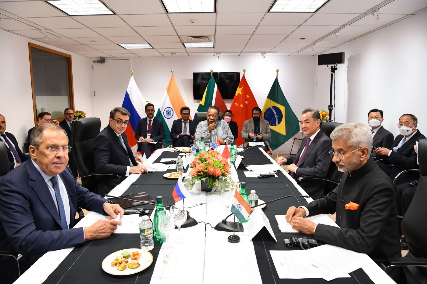 Meeting of BRICS Ministers of Foreign Affairs and International Relations on the margins of the 77th Session of the United Nations General Assembly, 22 September 2022